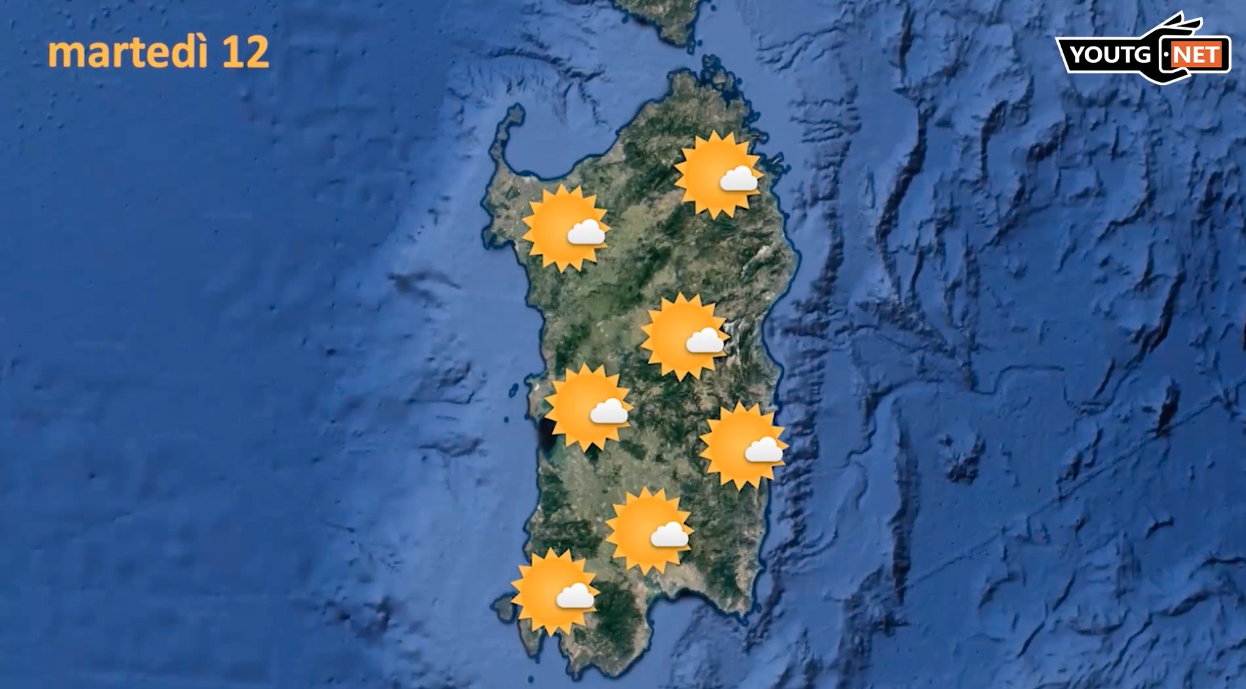 Meteo Sardegna Martedì 12 Settembre