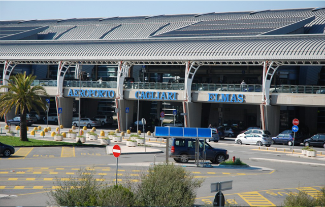 Aeroporto Cagliari ELMAS Etichetta