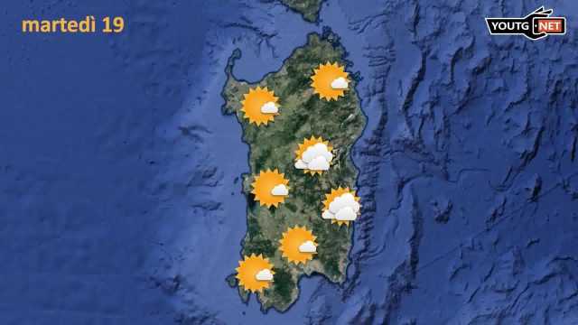 Meteo Sardegna 19 Dicembre 23