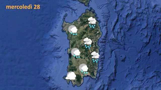 Torna la pioggia in Sardegna, scatta l'allerta: le previsioni meteo per l'Isola