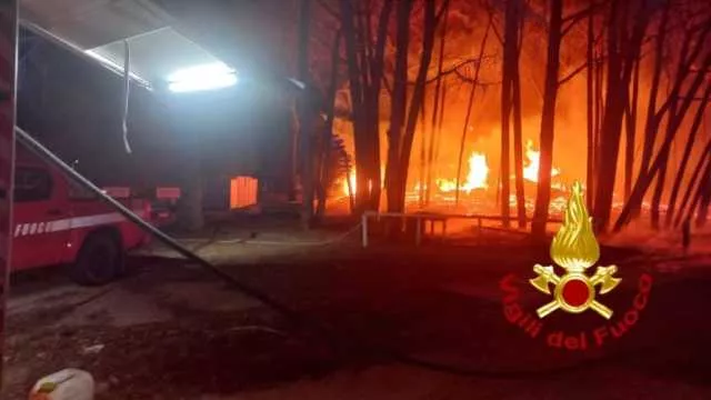 In fiamme la pineta di Capo Comino a Siniscola: l'incendio partito dal chiosco