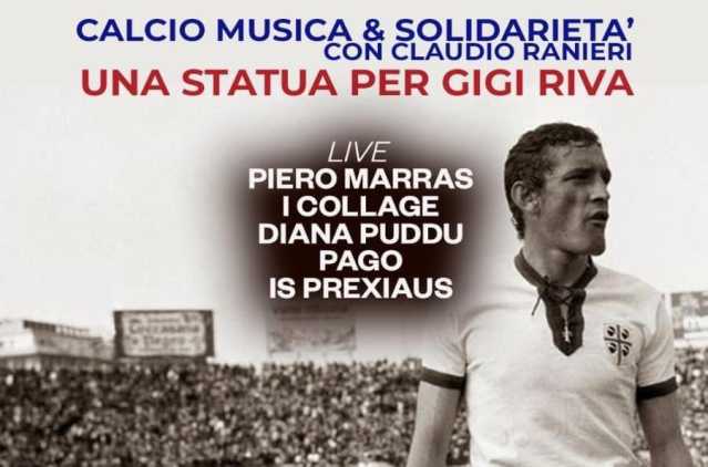 A Cagliari torna “Calcio, musica e solidarietà”: storico evento ideato da Bruno Corda, Ranieri e Riva