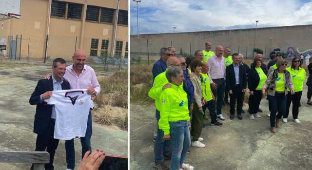 Il Cammino di Bonaria approda al carcere di Quartucciu, la partita di solidarietà con i detenuti