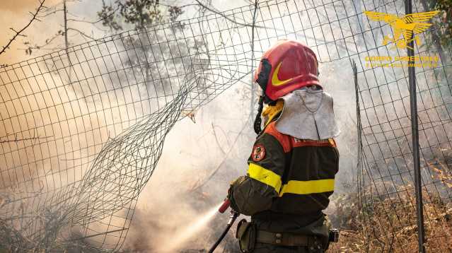 Corpo Forestale Incendio Cardedu