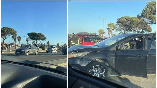 Incidente nel lungomare del Poetto: intervengono i vigili del fuoco