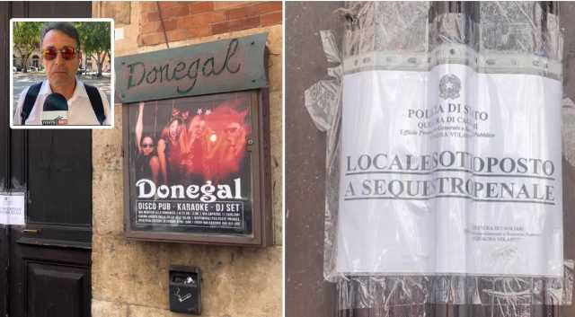 Pub Donegal Sotto Sequestro