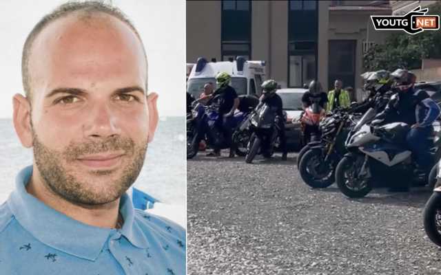 Rombo di moto e lacrime a Sestu per l'addio ad Alessandro, morto sulla 387