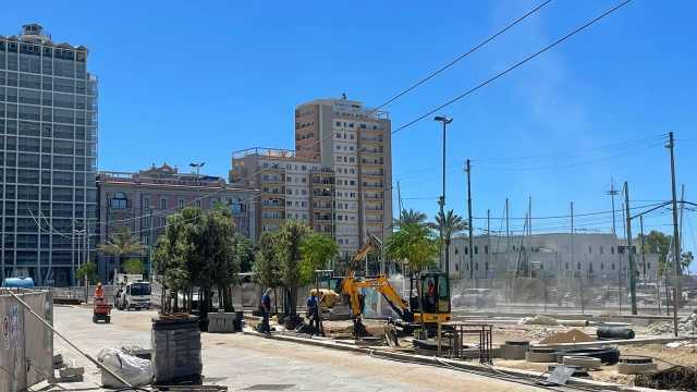 Primi Alberi In Via Roma Cantiere