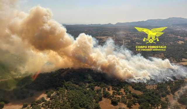 Pozzomaggiore Incendio