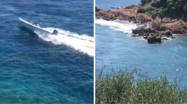 Gommone Contro Scogli