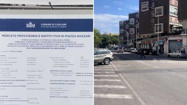 Cagliari, aprono 122 nuovi parcheggi nel mercato provvisorio di via Nazzari 