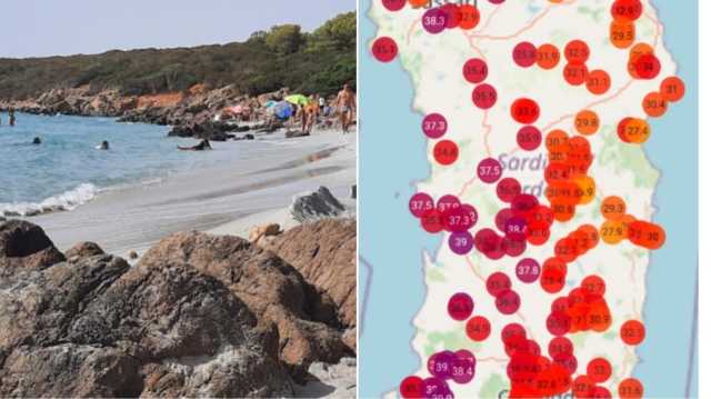 Quasi 40 gradi oggi nel Sulcis, ma il gran caldo in Sardegna ha le ore contate