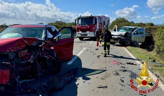 Olbia, incidente stradale sulla 125 a Murta Maria: due feriti