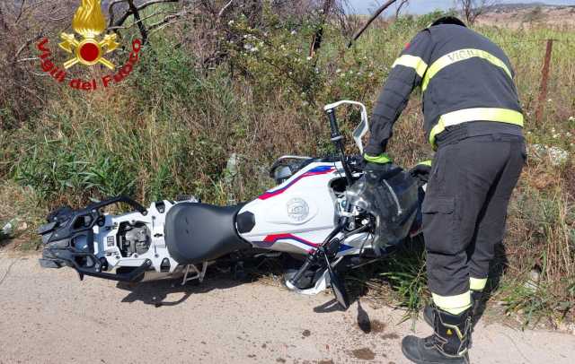 Moto Vvf Incidente