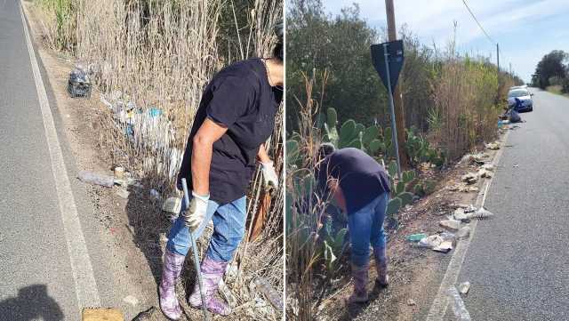 Cittadini Ripuliscono La Strada