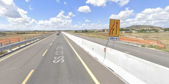 Statale 131, riapre a quattro corsie il tratto di Nuraminis (con limite a 50 km/h)