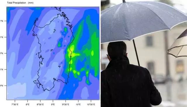 Dopo sole e temperature quasi estive, tornano nuvole e temporali in Sardegna