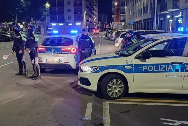 Cagliari, la polizia locale intensifica i controlli: tre denunce per guida in stato di ebbrezza