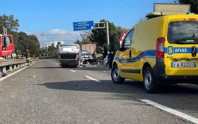 Incidente e caos traffico sulla 554 a Selargius: code chilometriche, rampa chiusa