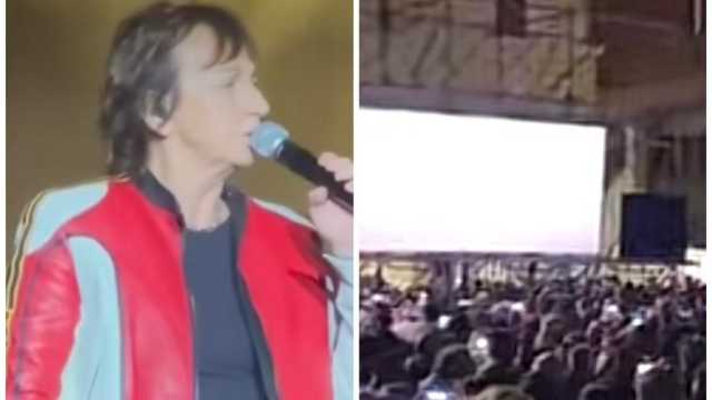 Gianna Nannini sul palco a Sassari canta 