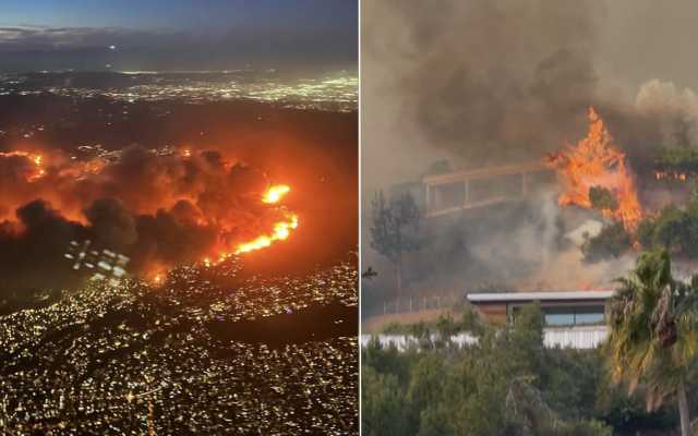 Inferno di fuoco a Los Angeles: più di 30mila evacuati, le fiamme minacciano le ville (Video)