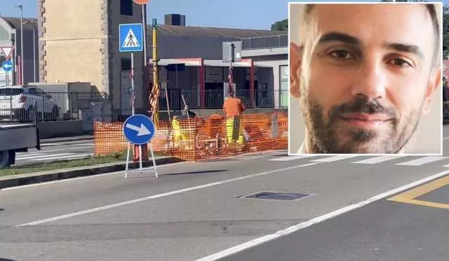 Cagliari, nuove strisce rialzate dove fu travolto e ucciso Giovanni Fanni: operai al lavoro in viale Poetto