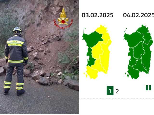 Maltempo, prorogata l'allerta meteo per rischio idraulico in Sardegna