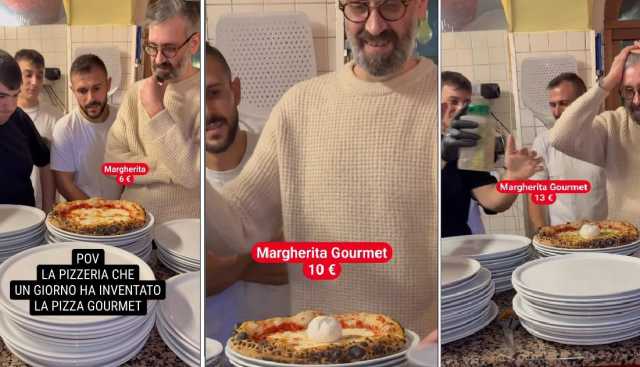 Come trasformare una margherita da 6 euro in una gourmet da 13: la pizzeria cagliaritana scatena la polemica