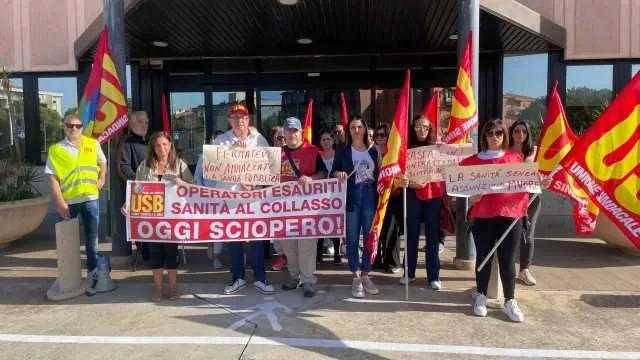 Protesta Sindacato Usb Cagliari