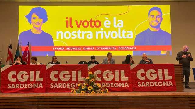 Landini a Cagliari, al via la campagna referendaria Cgil su lavoro e cittadinanza