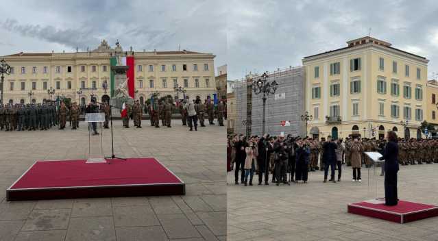 La Brigata Sassari festeggia 110 anni, la cerimonia in piazza d'Italia (video)