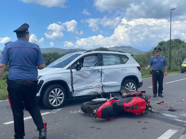 Tragico incidente sulla statale 293 a Nuxis: muore un motociclista di 41 anni