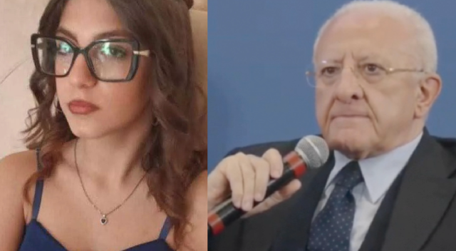 De Luca su Martina Carbonaro: 