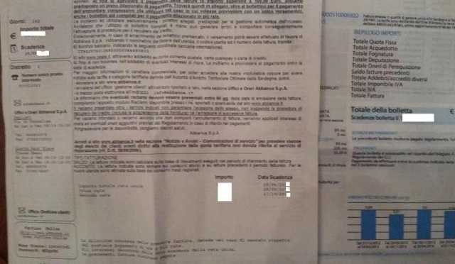 Una Bolletta Di Abbanoa