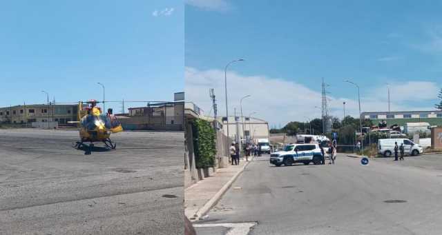 Quartucciu, grave incidente nella zona industriale: con lo scooter si schianta contro un'auto, 19enne soccorso con l'elicottero