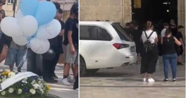 Lacrime, palloncini bianchi e silenzio religioso: Sestu dice addio a Mariano Olla