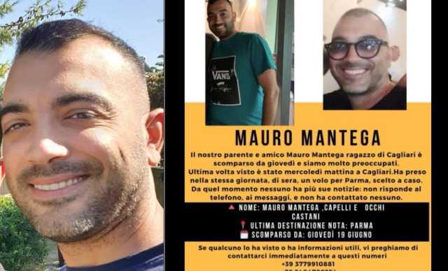 Scomparso da giovedì, partito da Cagliari a Parma: familiari e amici cercano Mauro Mantega