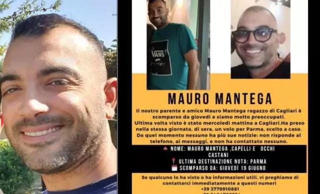 Scomparso da giovedì, partito da Cagliari a Parma: familiari e amici cercano Mauro Mantega