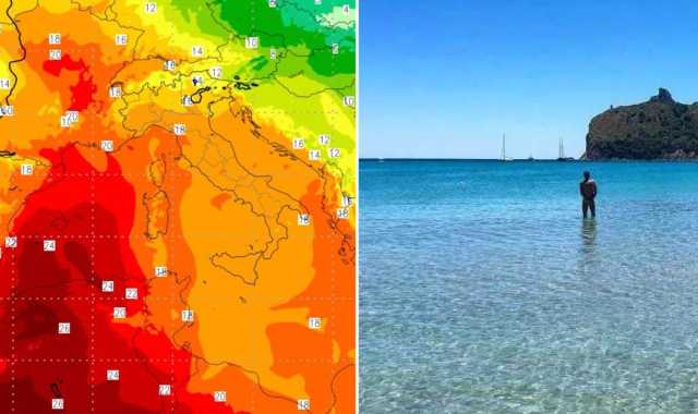 Fine settimana rovente in Sardegna e anche il mare si scalda: ecco l'