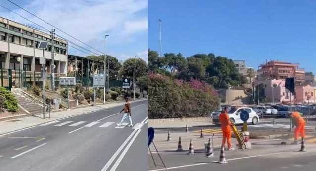 Cagliari potenzia la sicurezza dei pedoni: nuovi attraversamenti rialzati nelle zone scolastiche e ad alto rischio