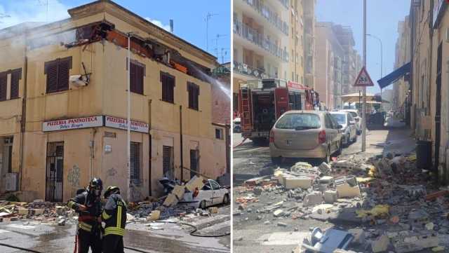 Forte odore di gas dalla palazzina, poi l'esplosione: paura a Sassari