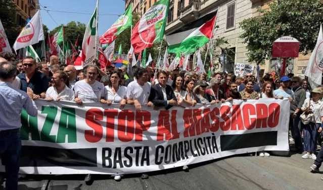 Roma Corteo Gaza
