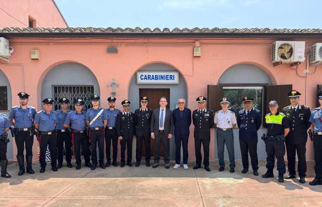 Flumini di Quartu, inaugurata la stazione estiva dei carabinieri 