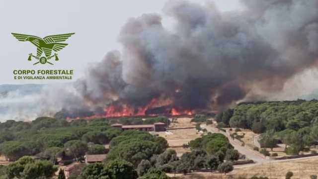 Incendi in Sardegna, giornata critica: 26 roghi e fiamme accese a Nurri, Furtei e Nuxis