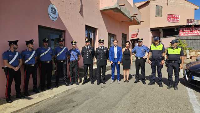 Torre dei Corsari, inaugurato il posto fisso dei carabinieri per la stagione estiva