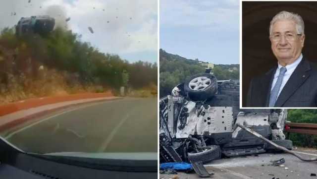 L'incidente di Giorgetto Giugiaro: ripreso da una dash cam il terribile volo dal costone ad Arzachena (video)