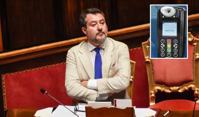Salvini firma il decreto sull’alcolock per i recidivi: l’auto partirà solo con tasso alcolico pari a zero