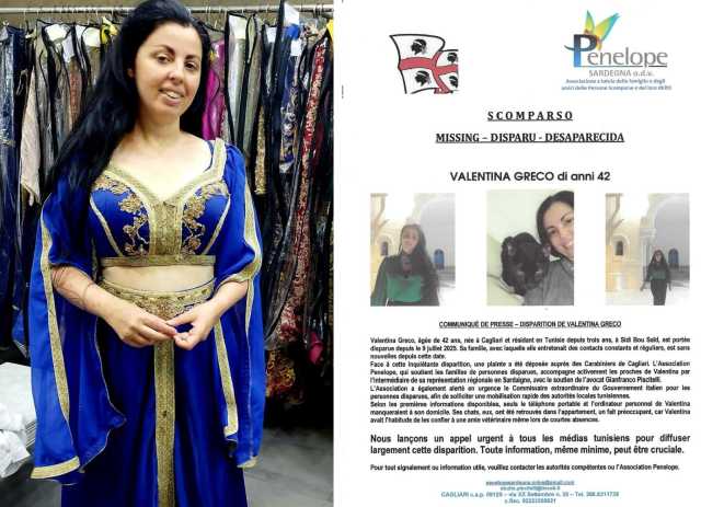 Valentina Greco, ancora nessuna traccia della cagliaritana scomparsa in Tunisia