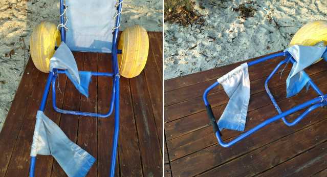 Pula, vandalizzate le sedie per far accedere i disabili alla spiaggia: 
