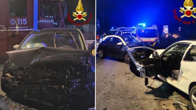 Schianto Viale Elmas